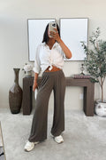 QUINCY - Pantalon / Taupe