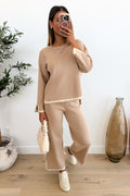 MYRANIE - Beige Two-Piece Set