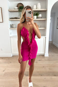 REGINA - Robe Mini / Fuchsia