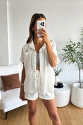 DELICACY - White Two-Piece Set