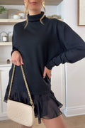 OMY - Pull Col Roulé / Noir