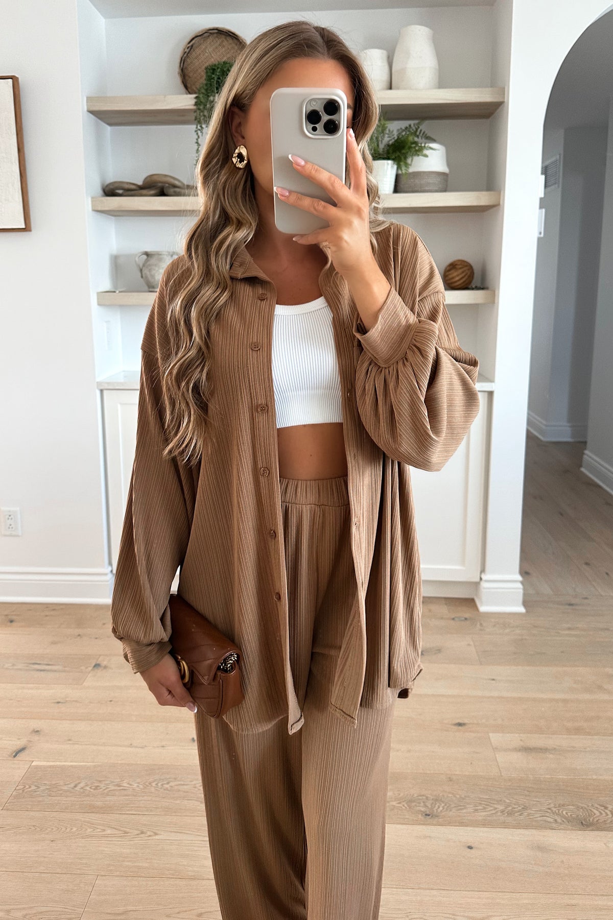 MURALE - Taupe Two-Piece Set