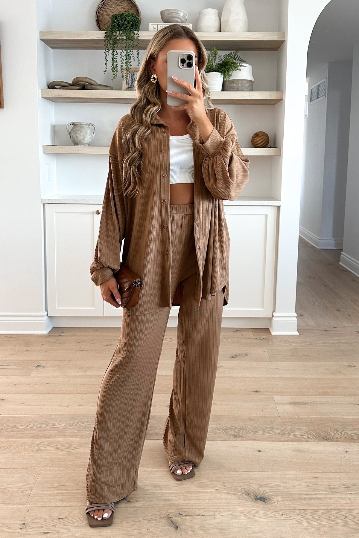 MURALE - Taupe Two-Piece Set
