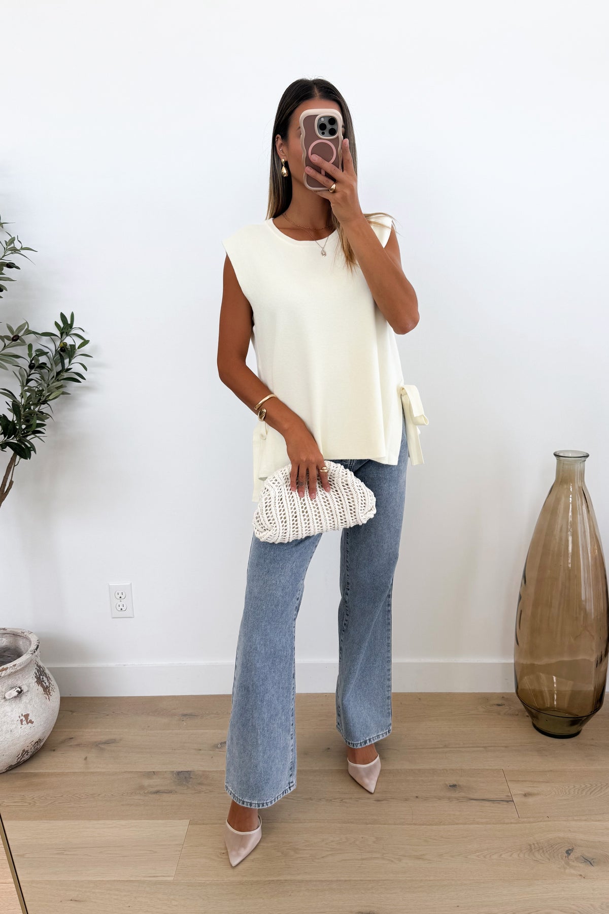 SABINE - Cream Top