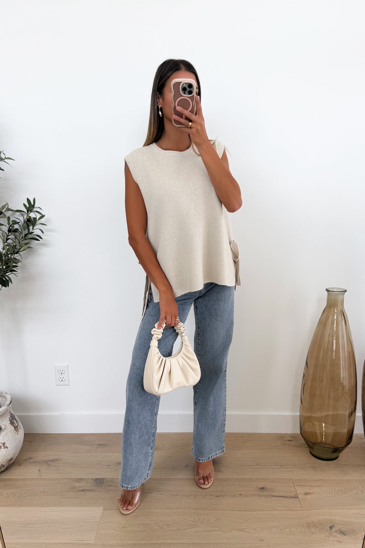 SABINE - Beige Top