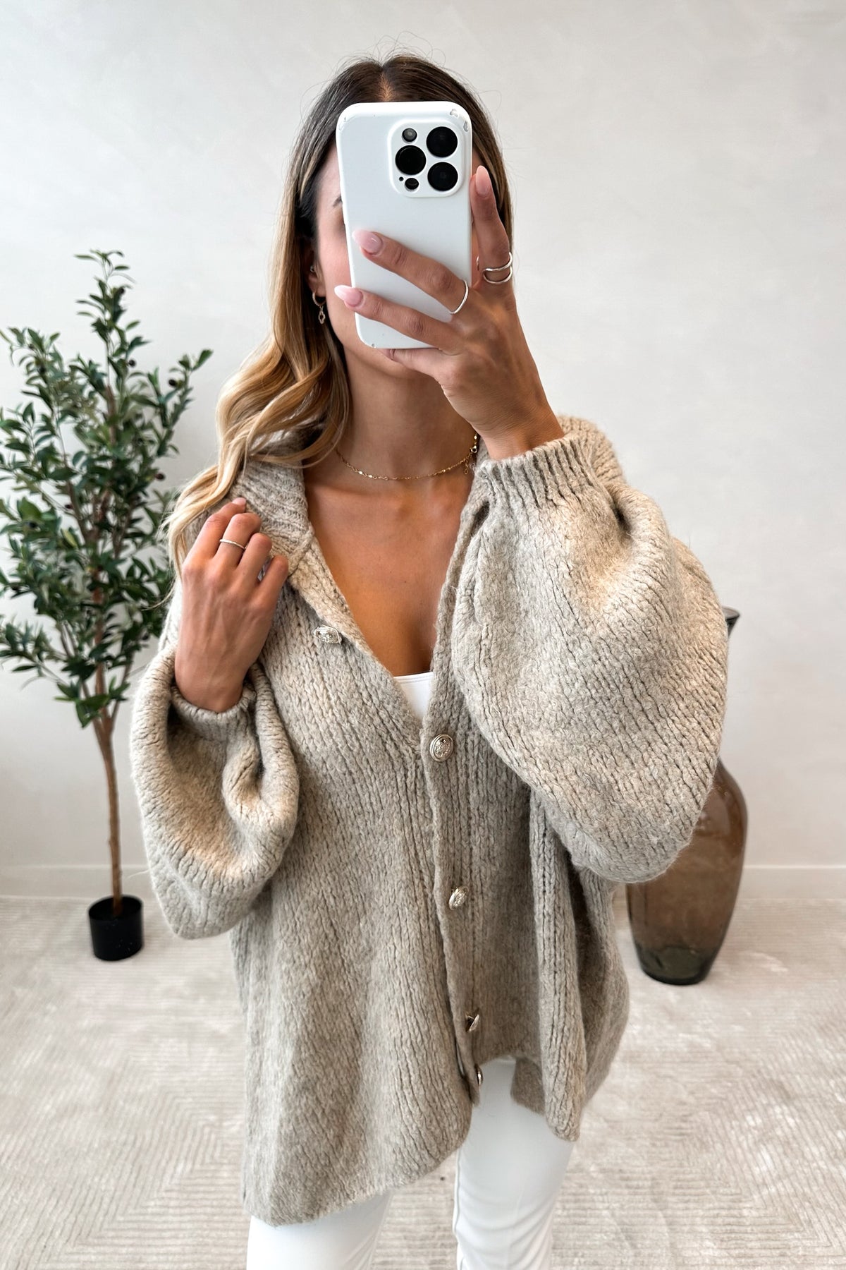 FLAVIE - Pull / Taupe