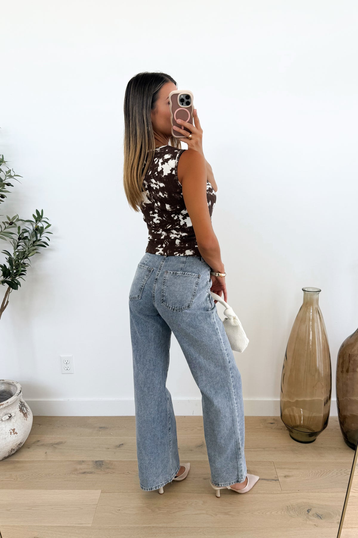 SHANIA - Brown Top