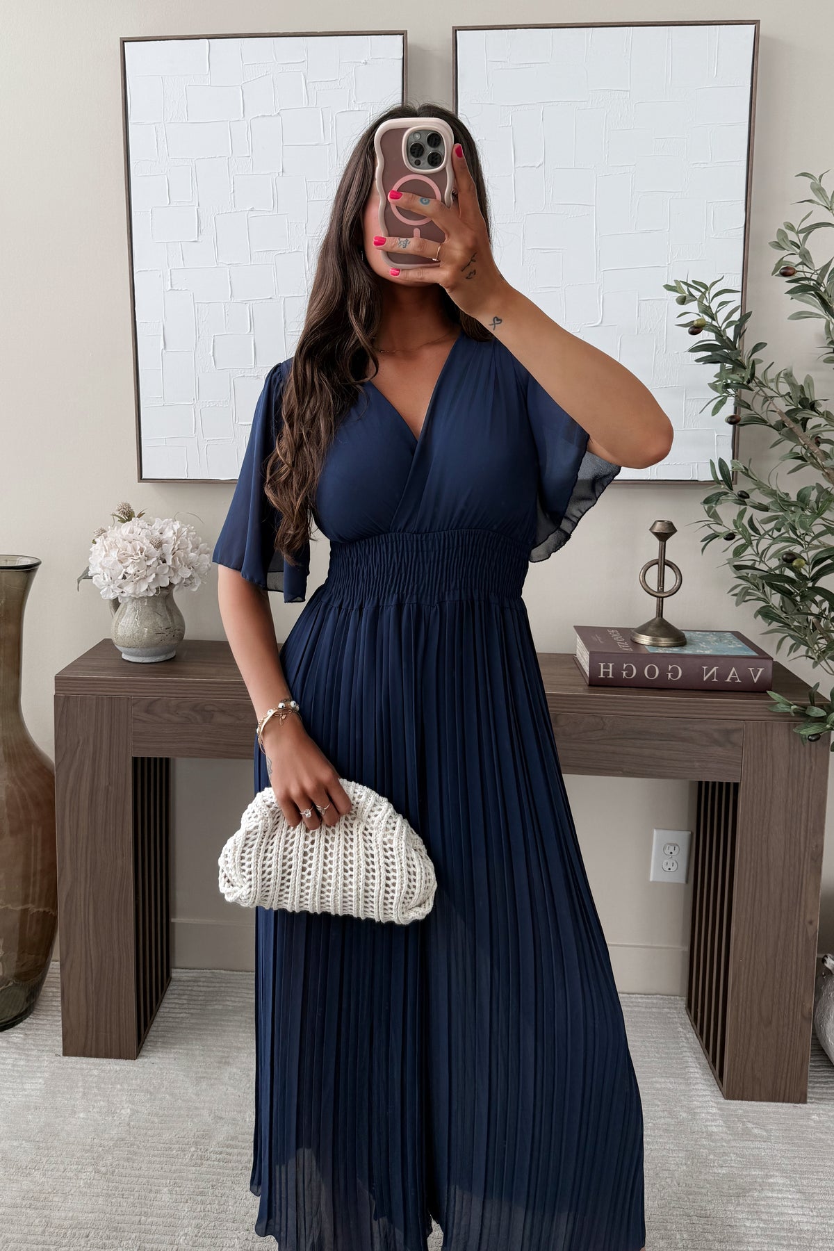 CHLORIS - Navy Jumpsuit