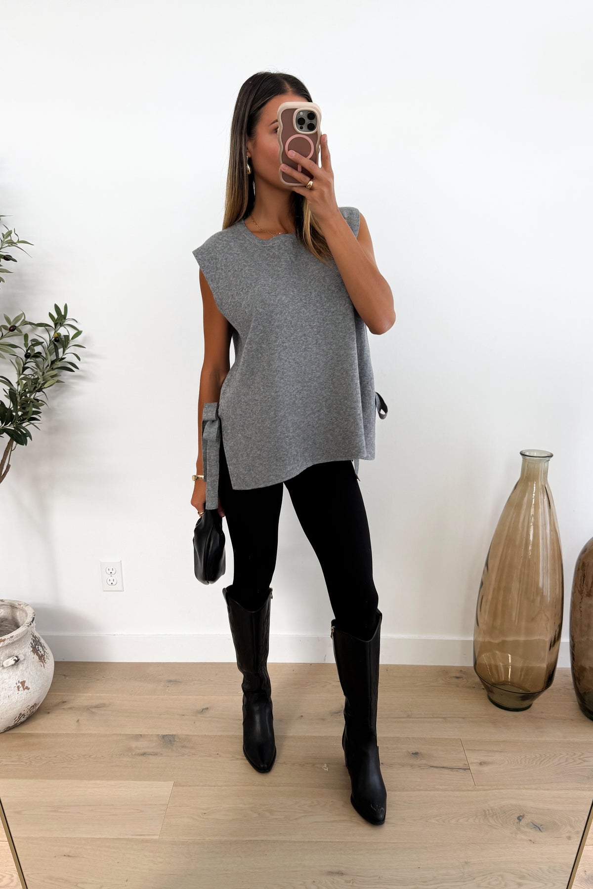 SABINE - Grey Top