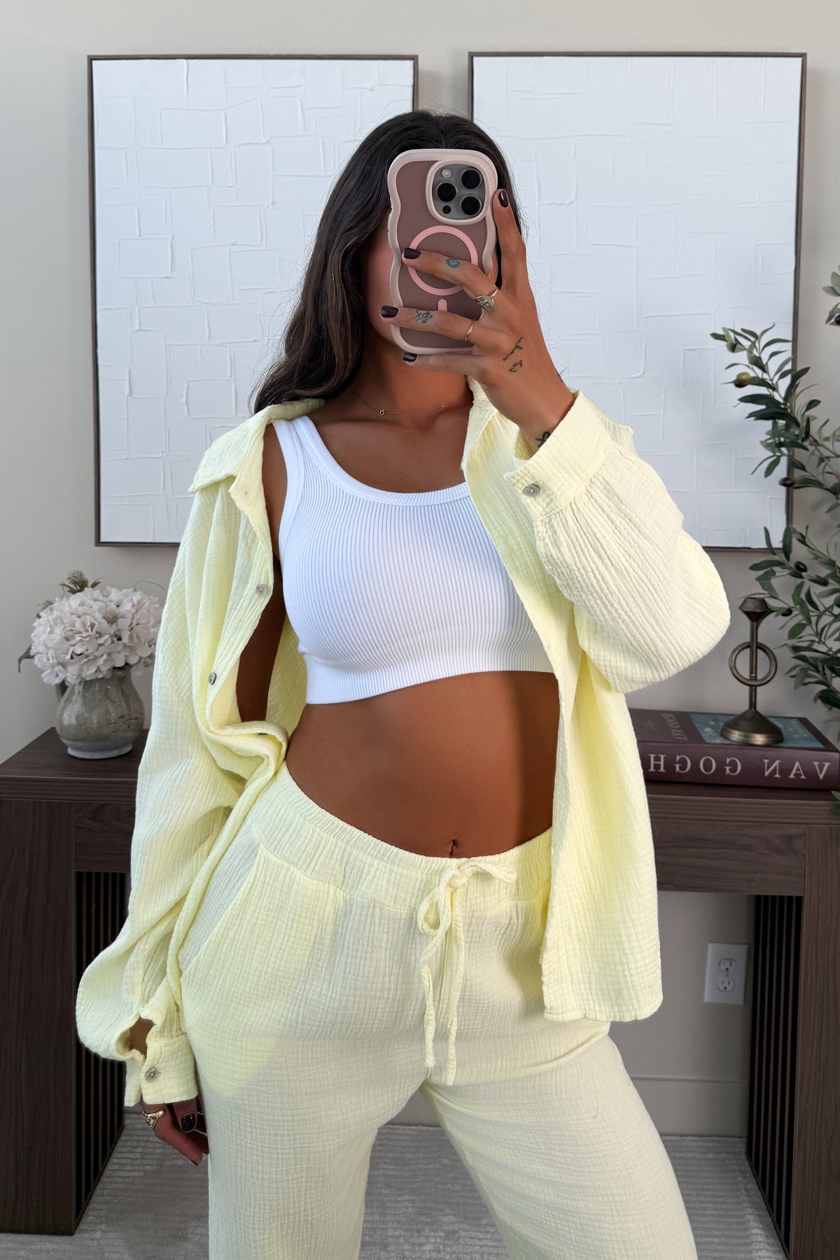 CALVI - Yellow Two-Piece Set
