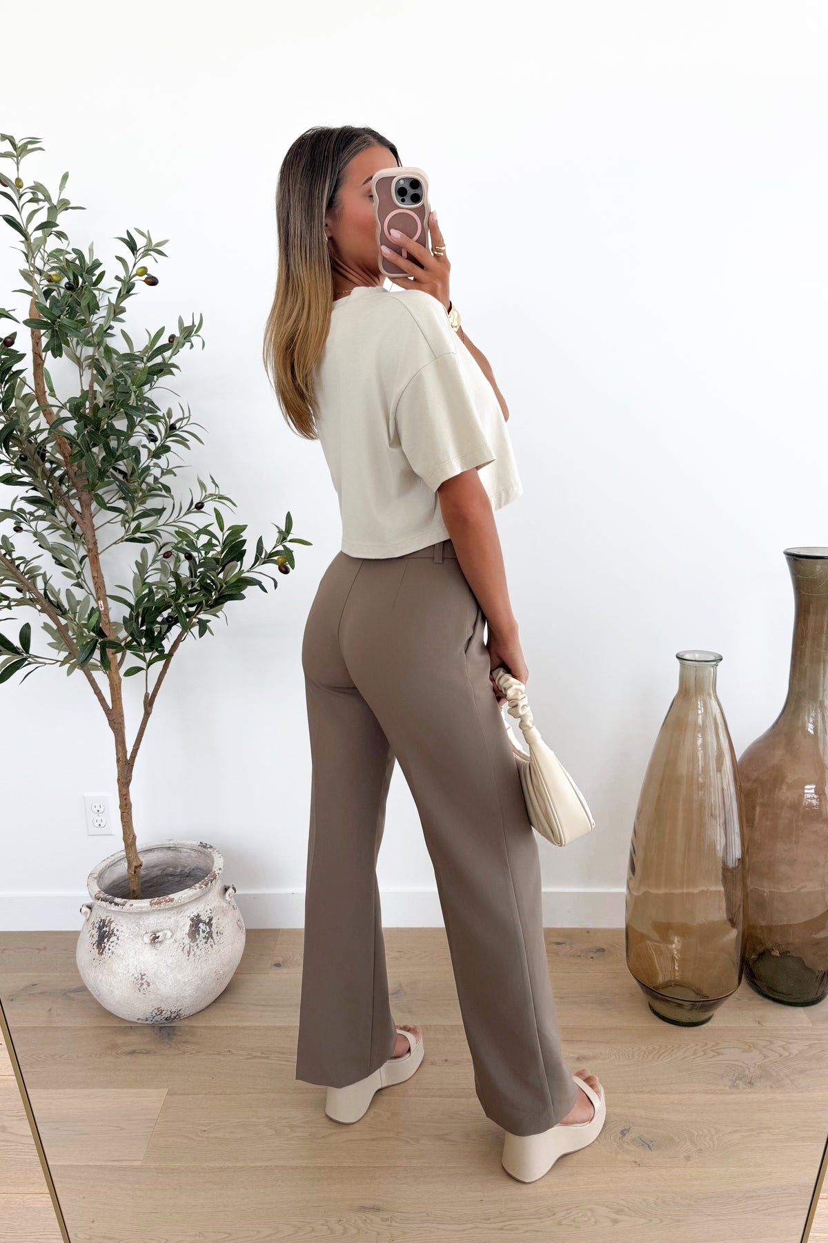 VISION - Pantalon / Taupe