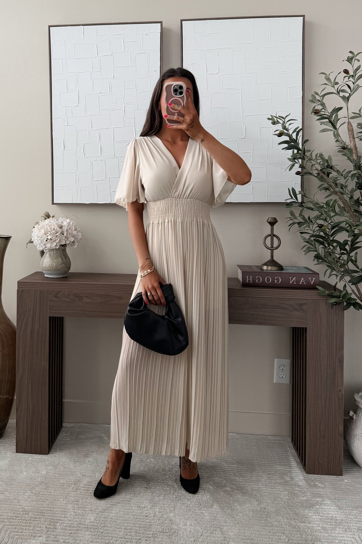 CHLORIS - Beige Jumpsuit