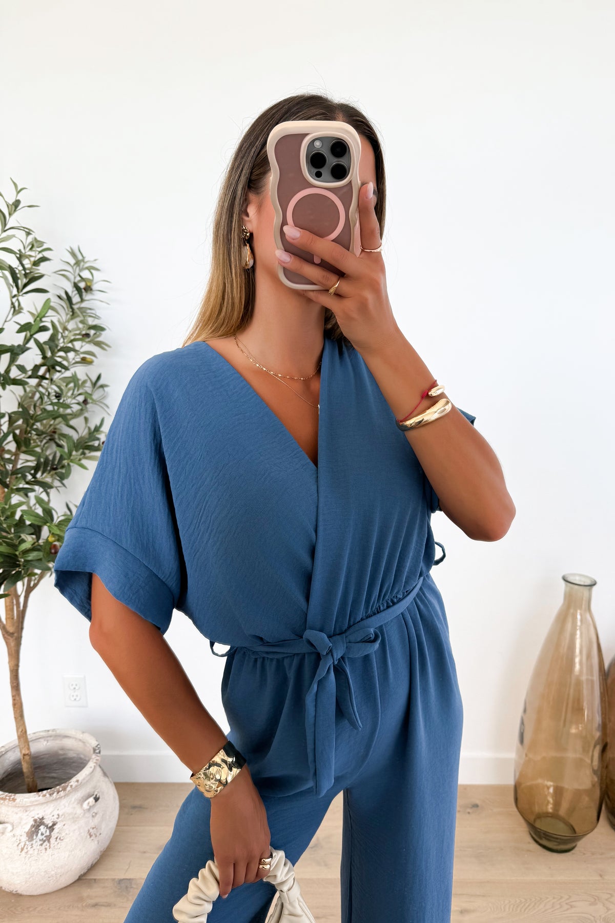 SHANON - Blue Jumpsuit