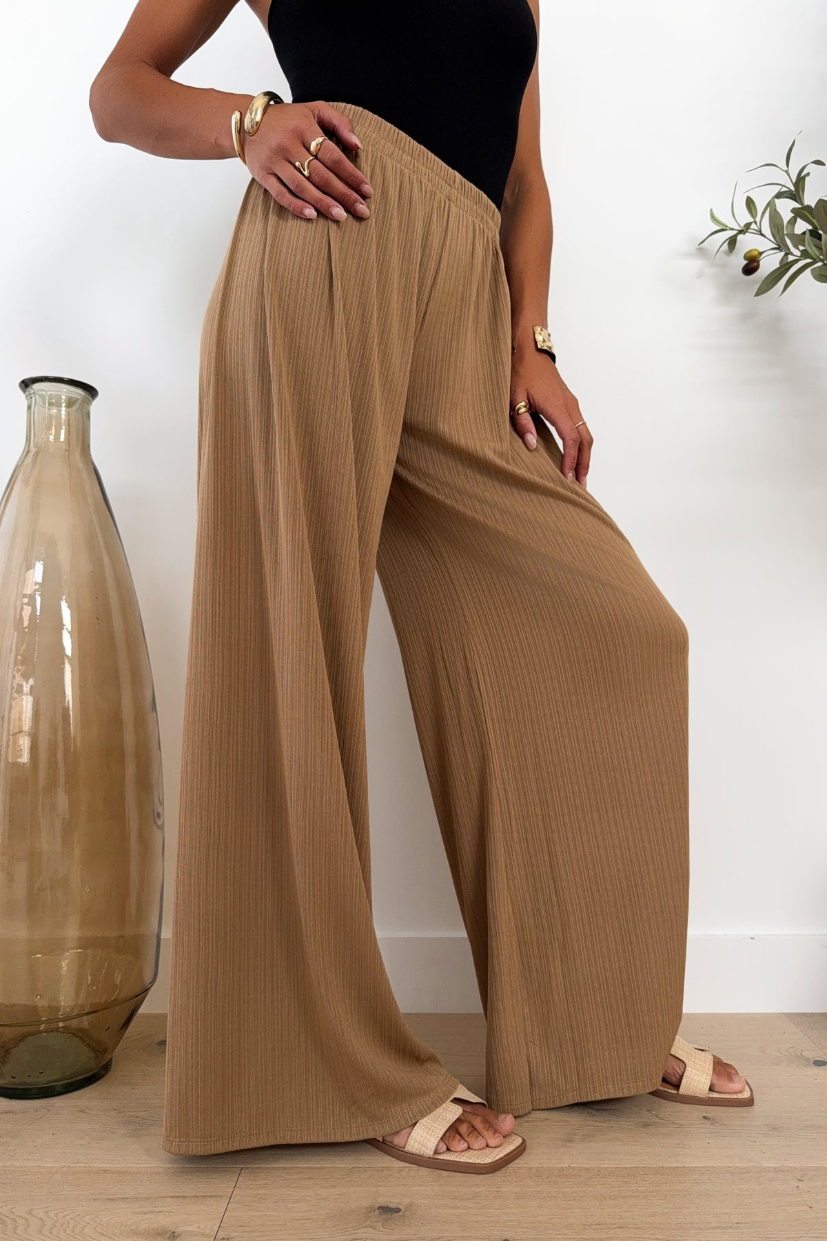QUINCY - Pantalon / Camel
