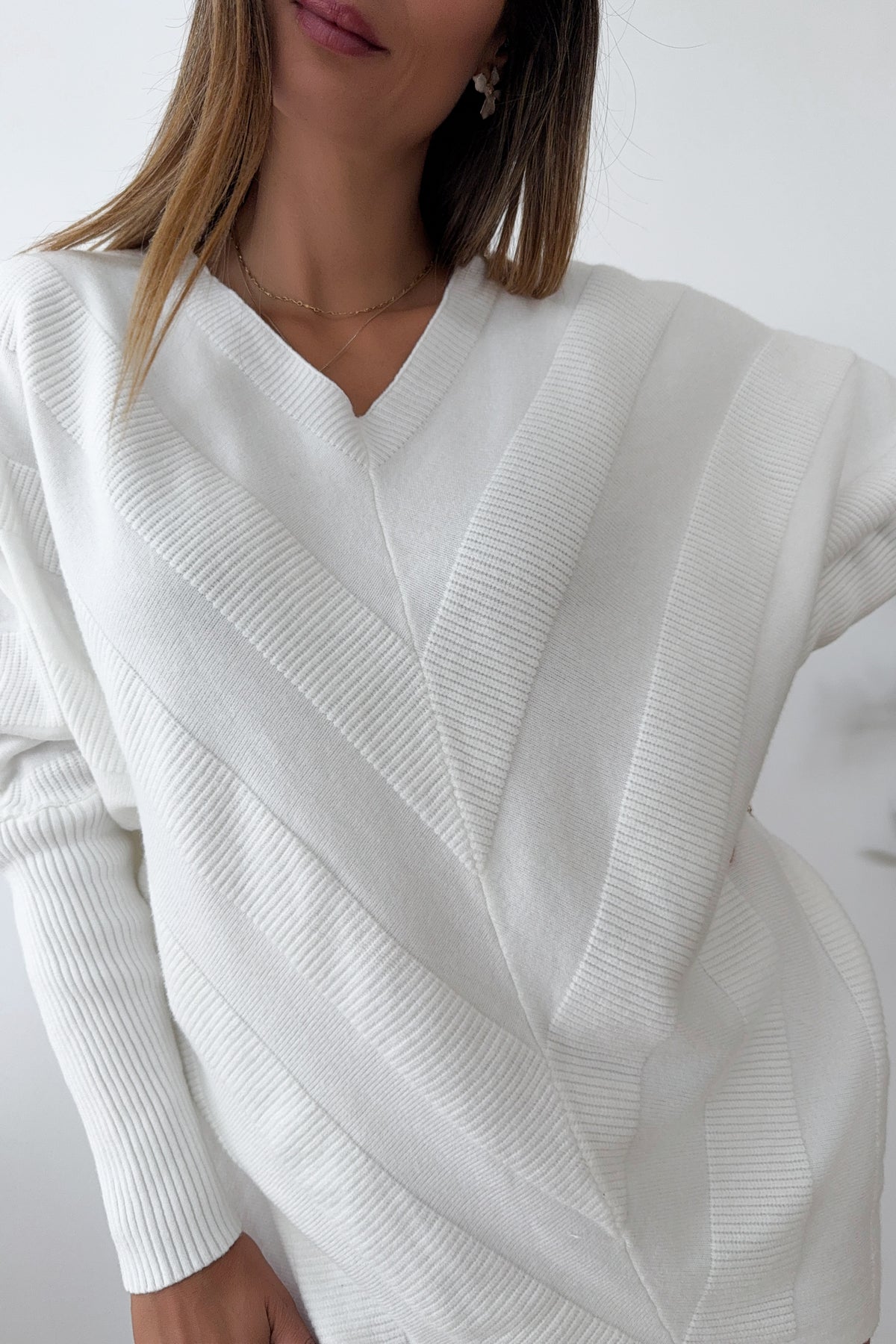FABY - Long White Sweater