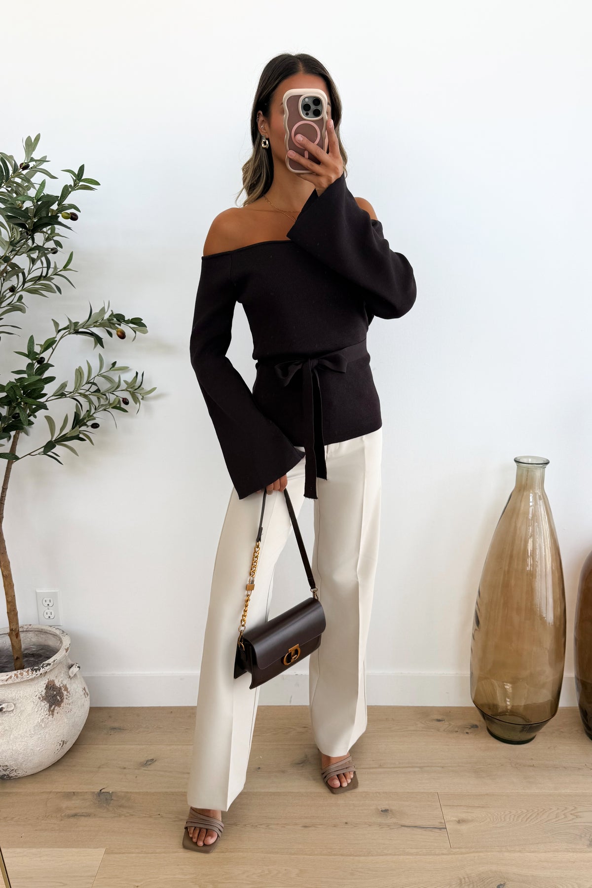 ESTELLE - Brown Top