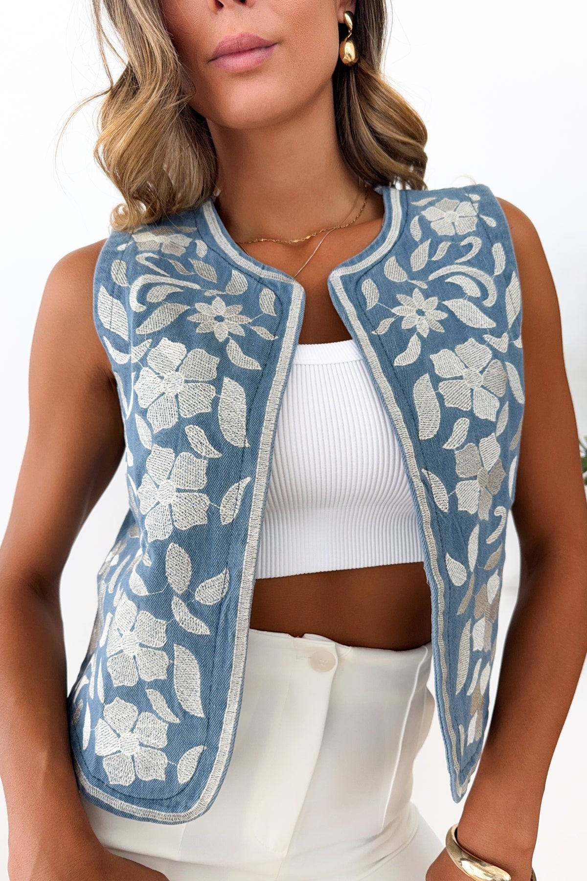 VESTA - Blue Gilet