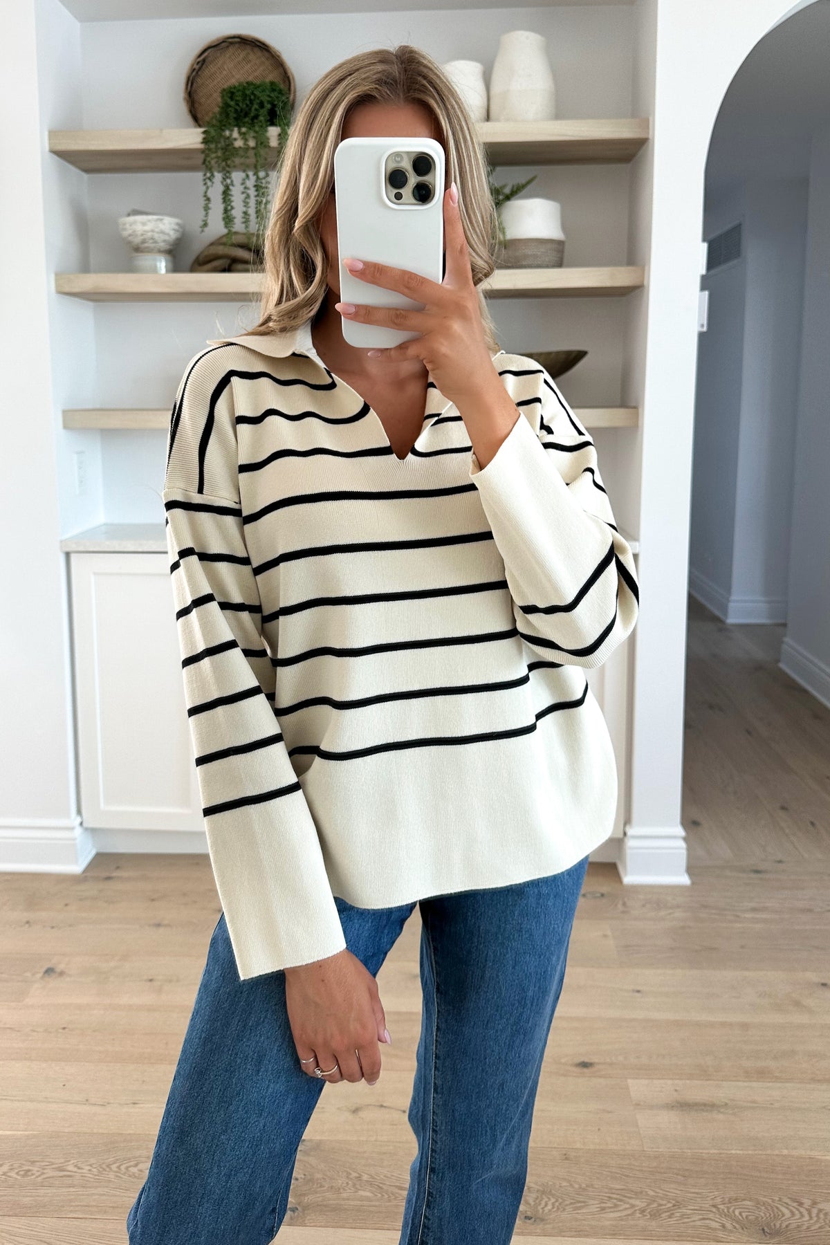 BORNE - Cream Sweater