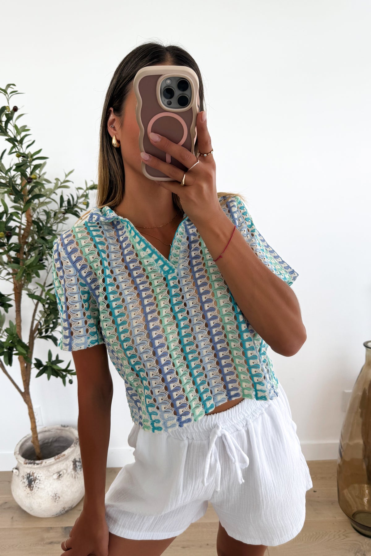 YSÉE - Turquoise Top