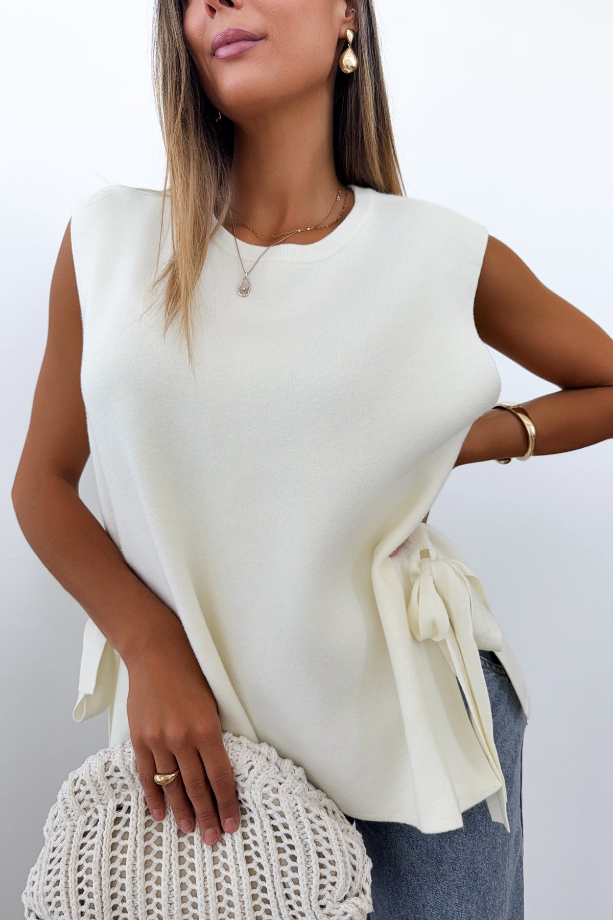 SABINE - Cream Top