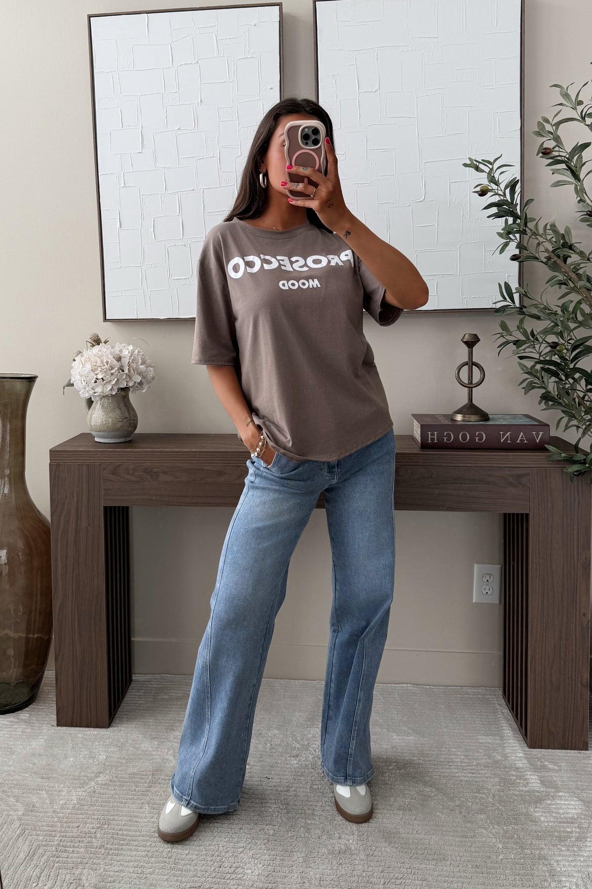 PROSECO - Taupe T-Shirt