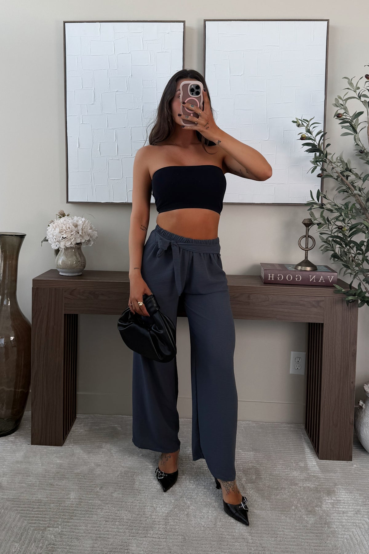 SPEEDY - Charcoal Pants