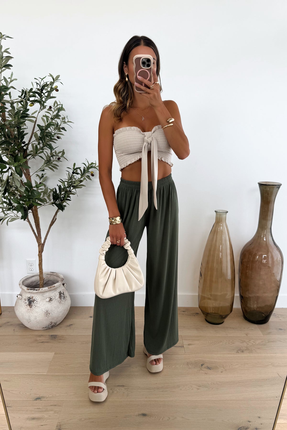 QUINCY - Pantalon / Kaki