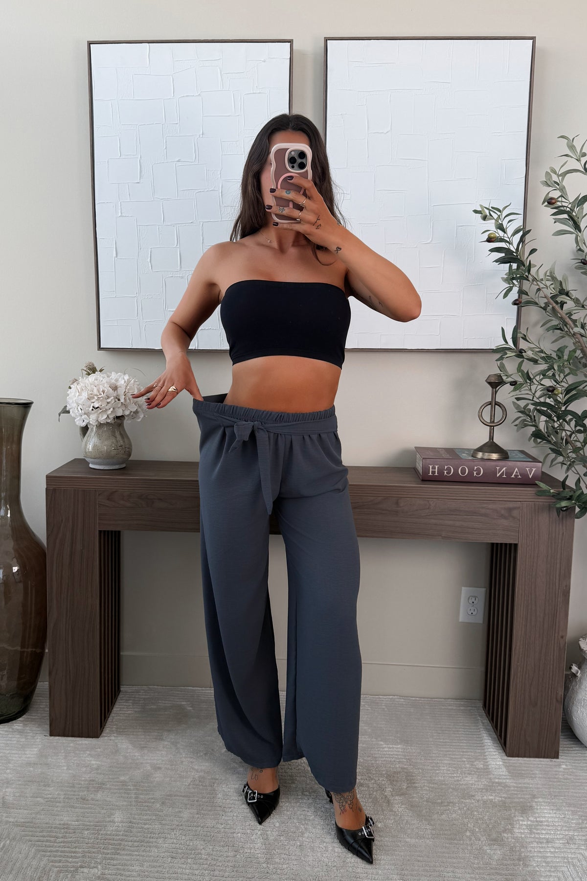 SPEEDY - Charcoal Pants