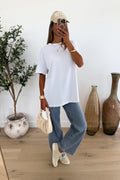 LAUREL - White Oversized T-Shirt