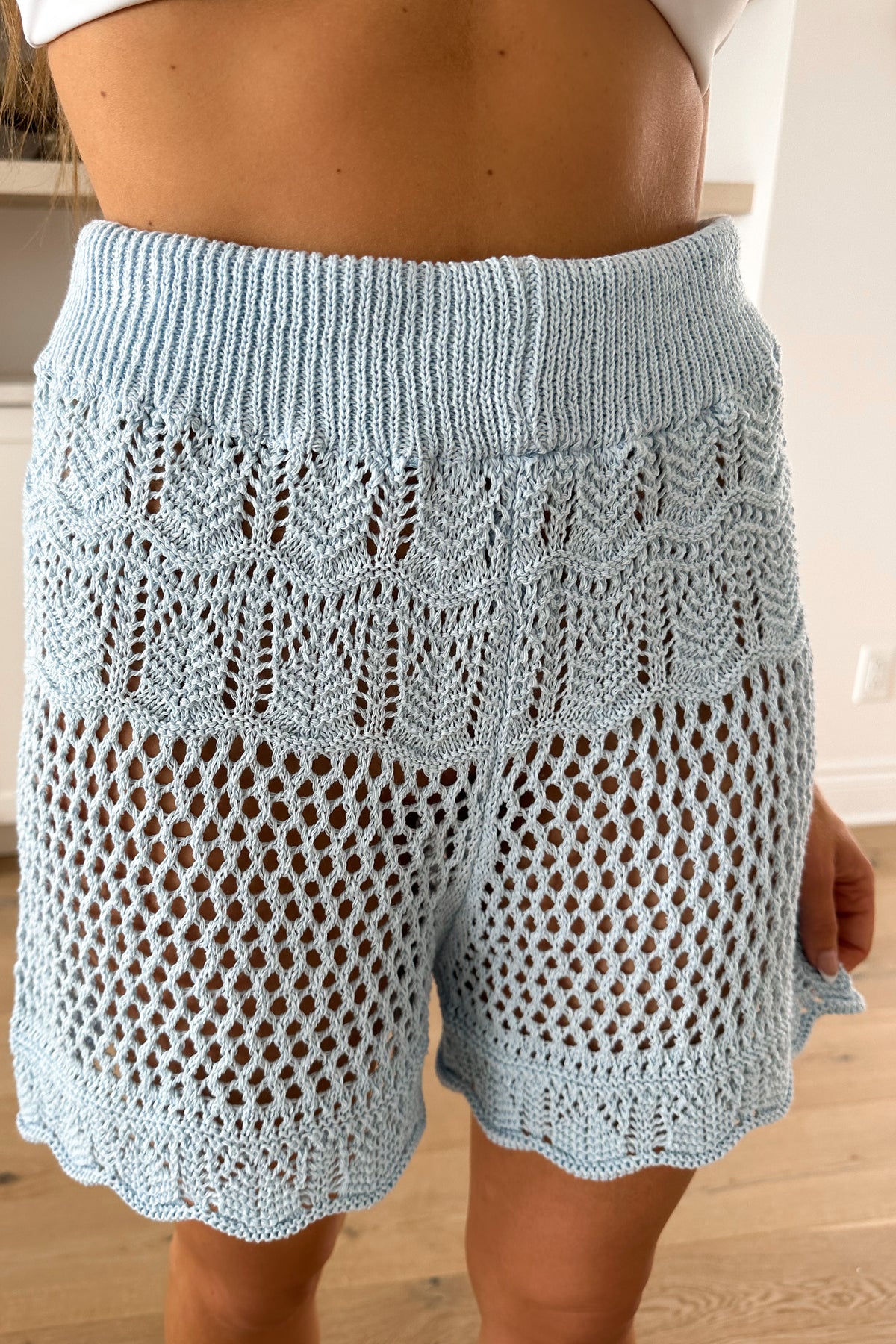 BERRY - Blue Short Cover Up