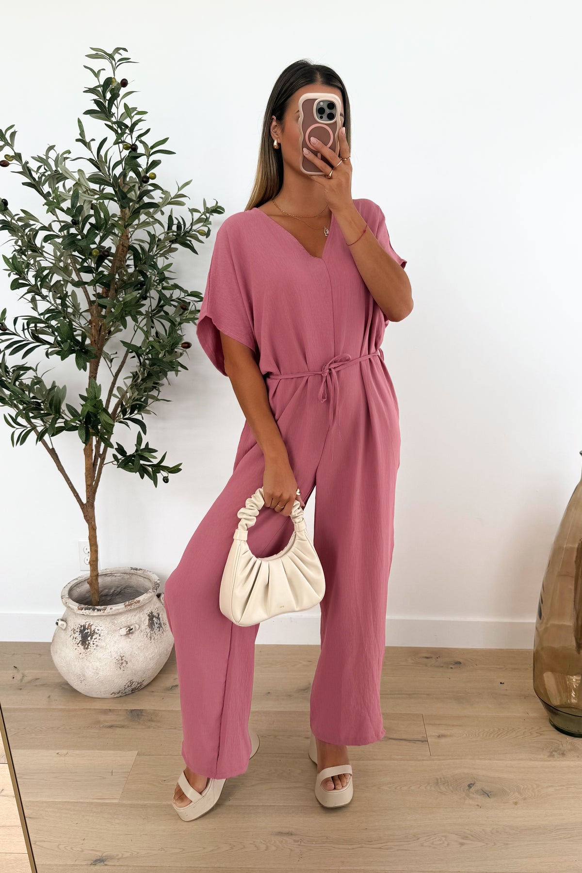 GABRIELLA - Old Pink Jumpsuit