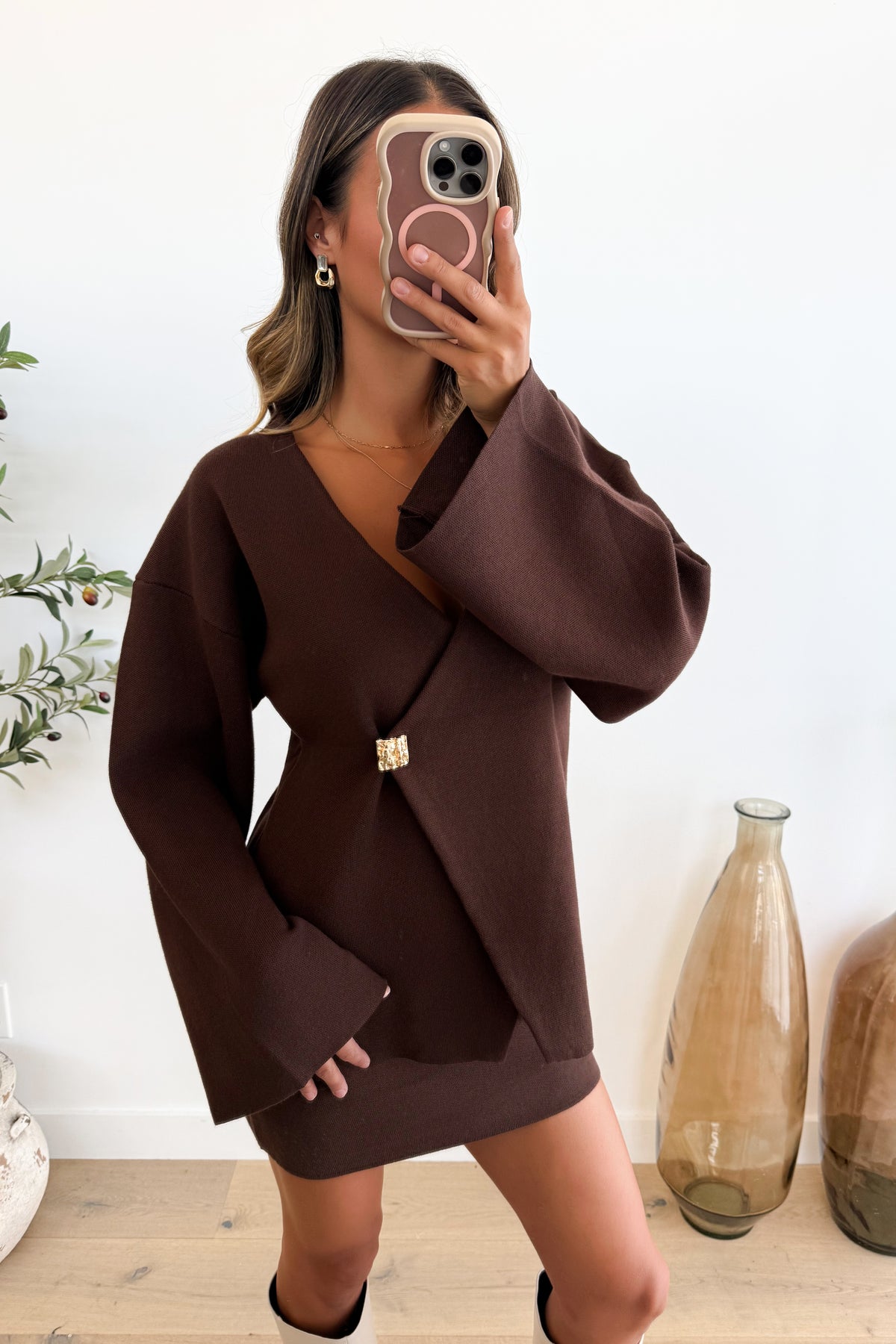 MELINDA - Brown Skirt