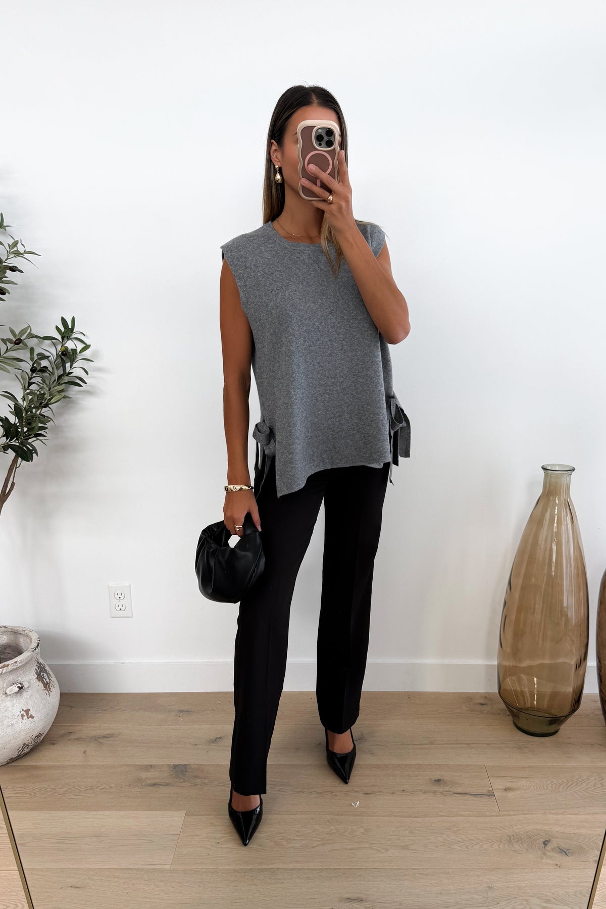 SABINE - Grey Top