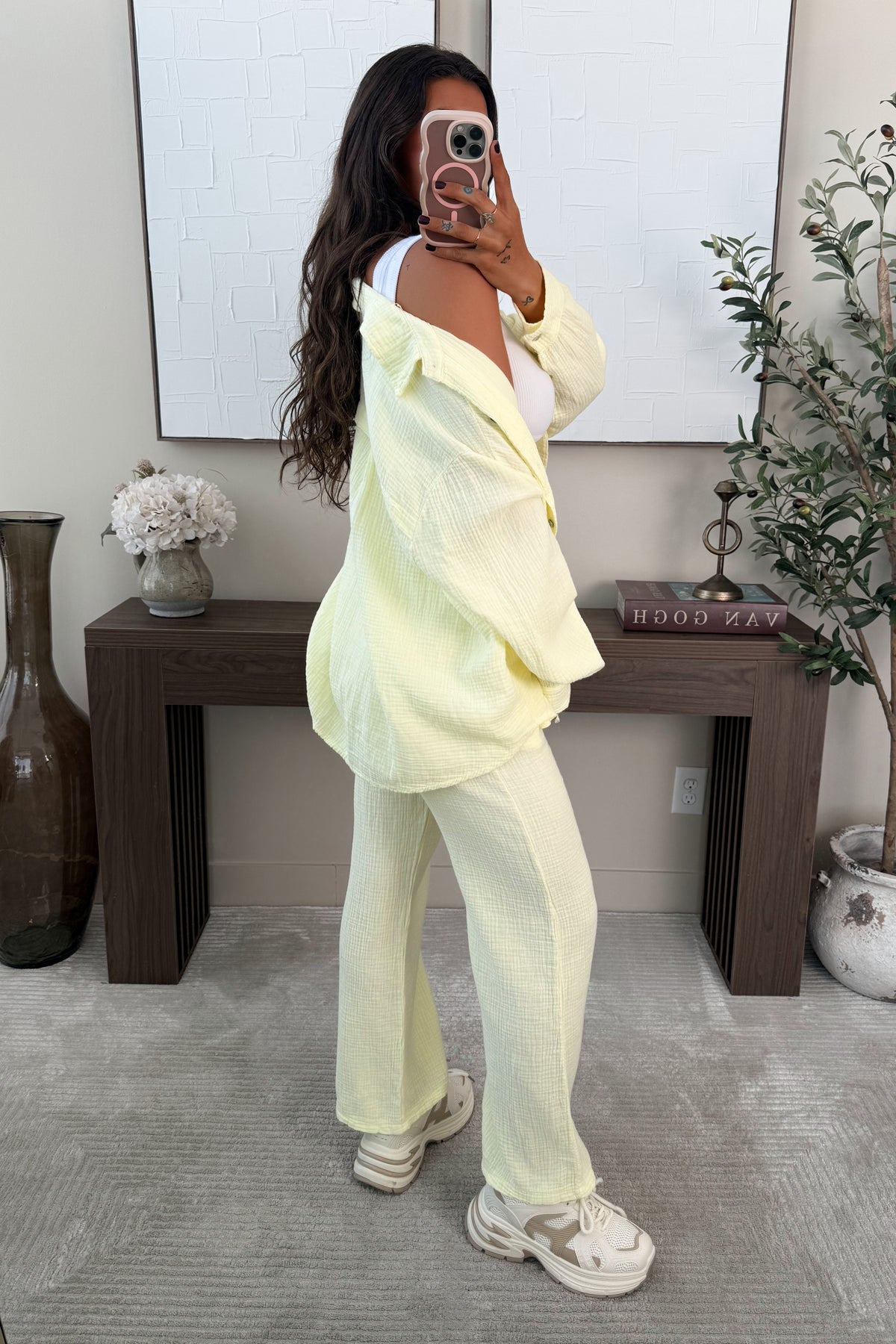 CALVI - Yellow Two-Piece Set