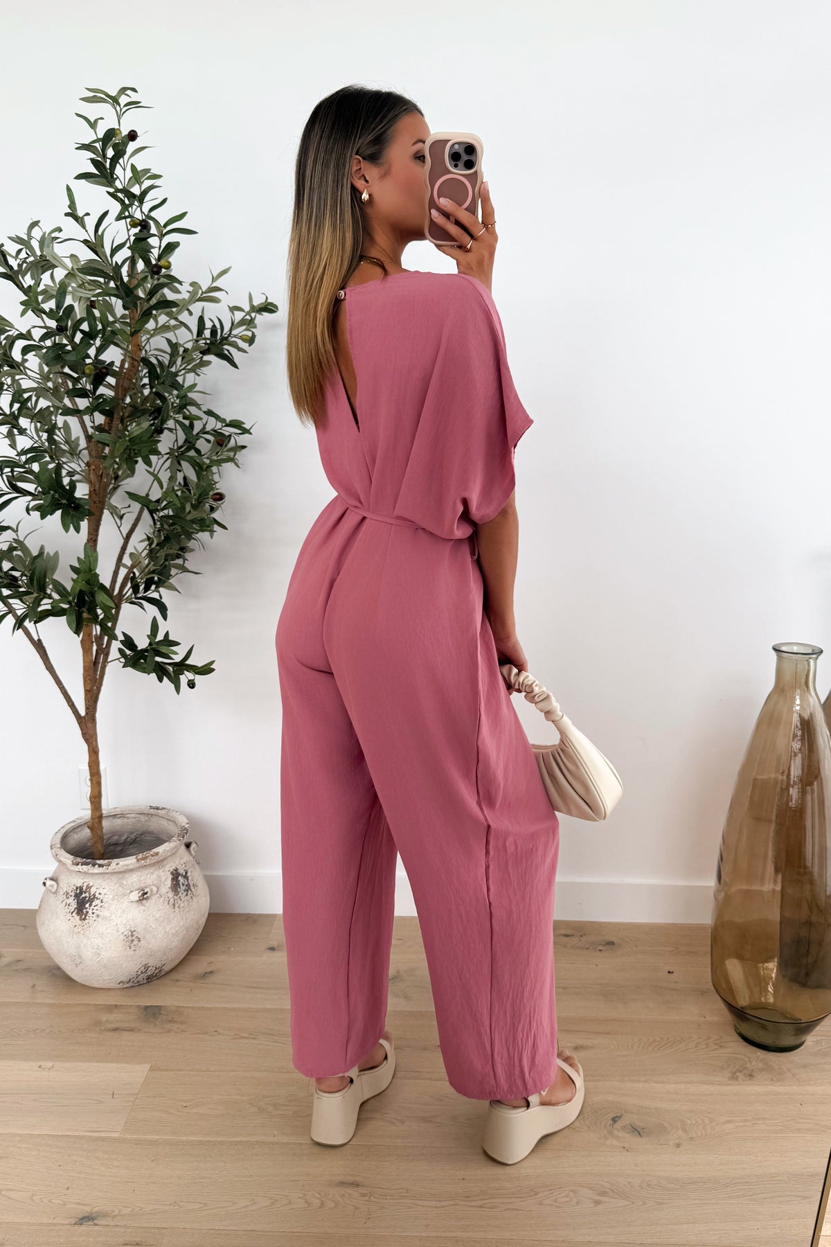 GABRIELLA - Old Pink Jumpsuit