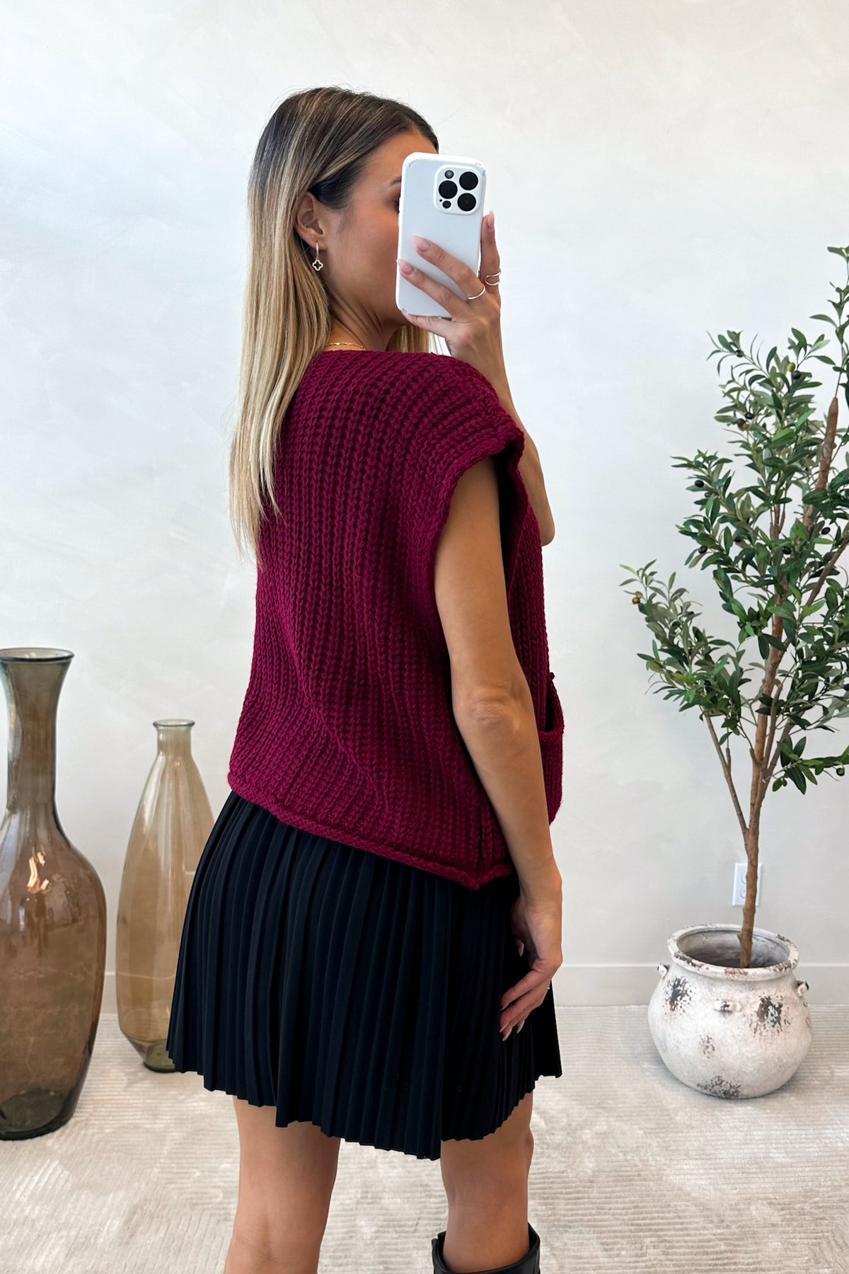 MATILDE - Burgundy Sweater