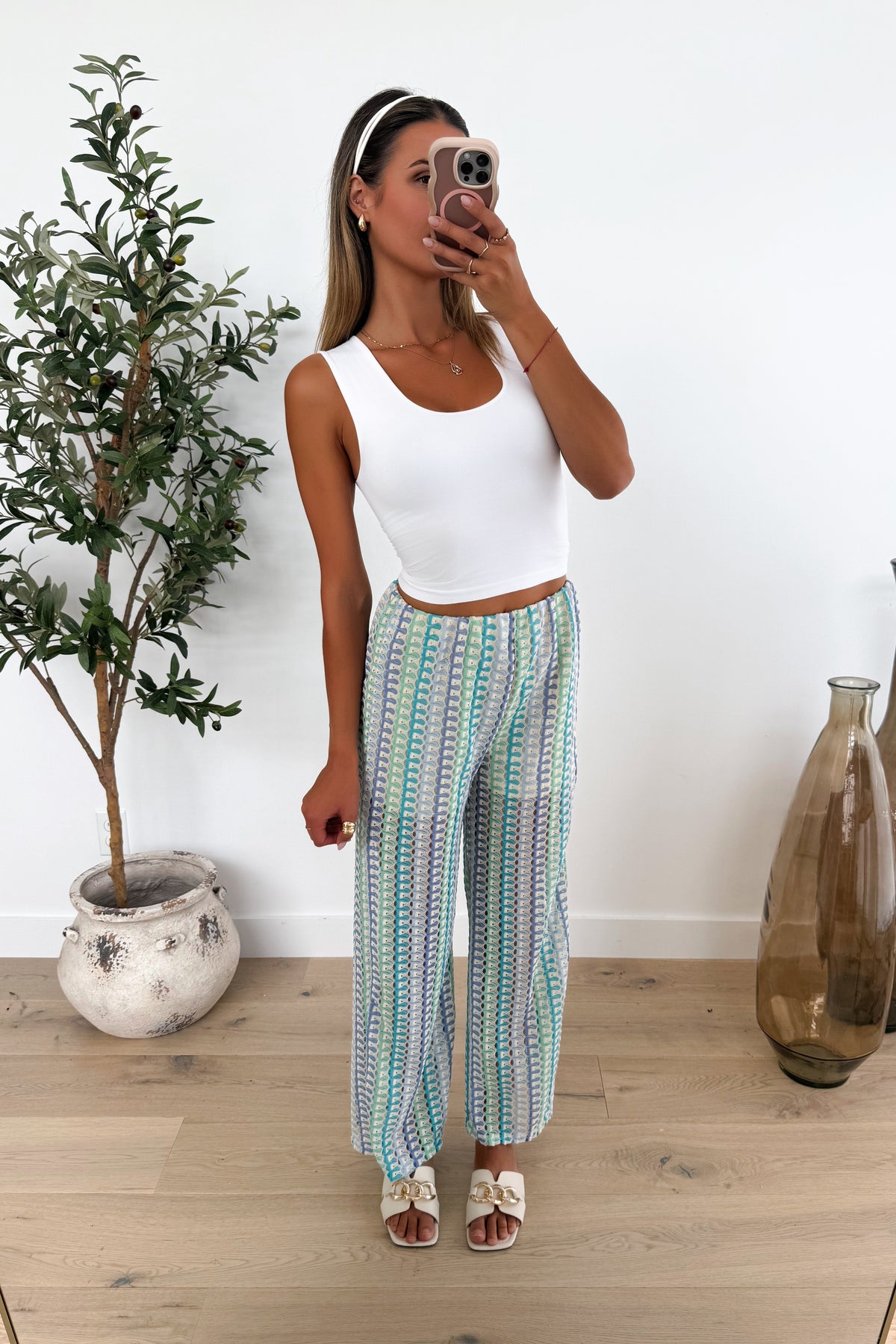 YSÉE - Pantalon / Turquoise