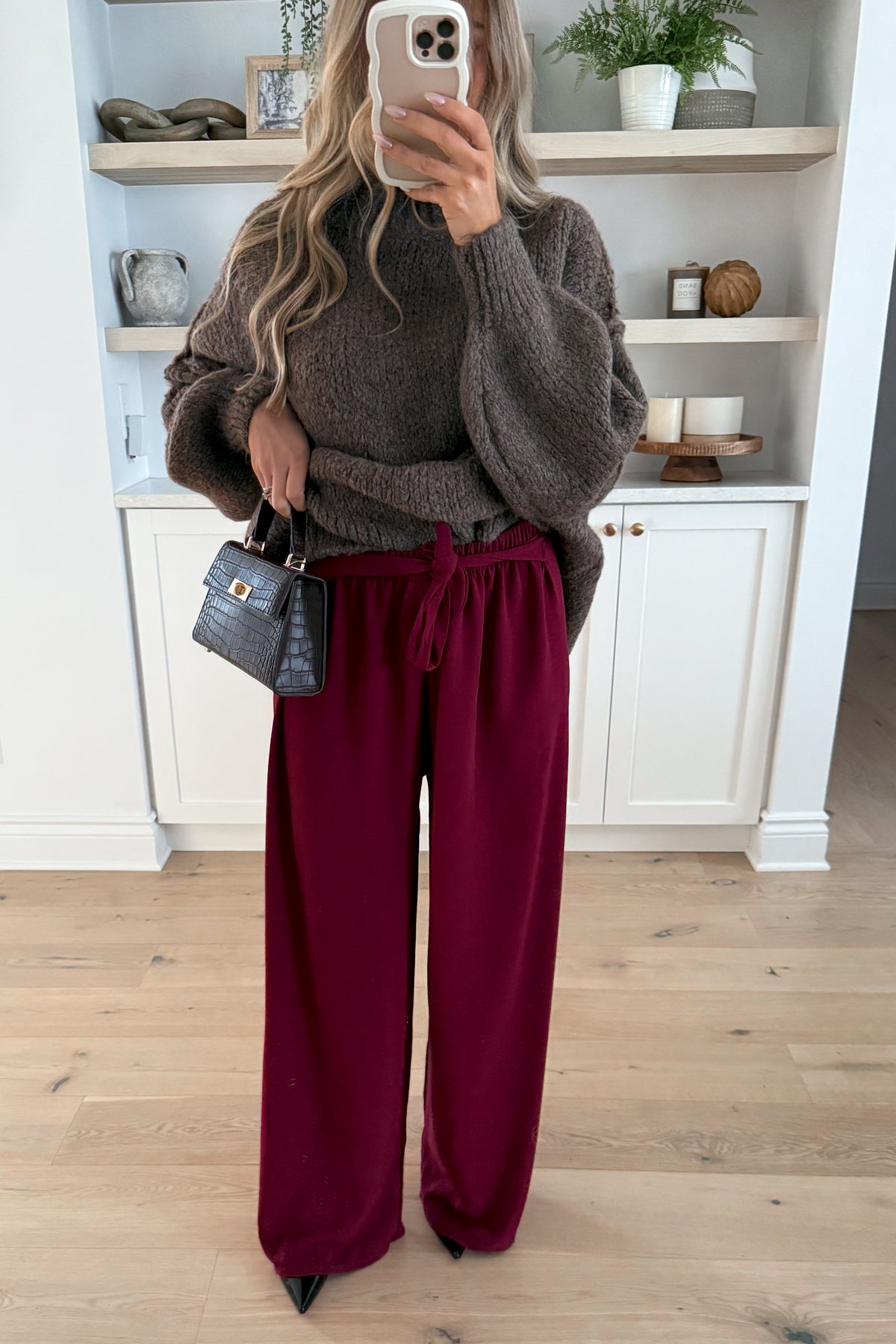 SPEEDY - Burgundy Pants