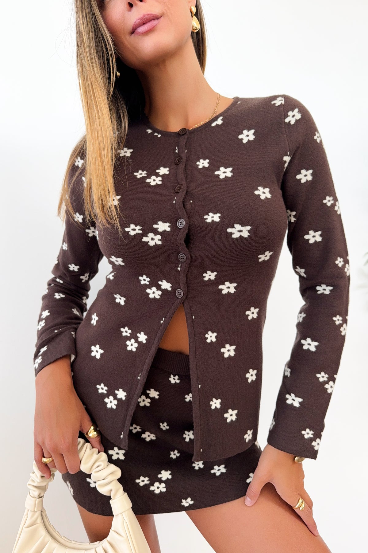 PEONY - Brown Top