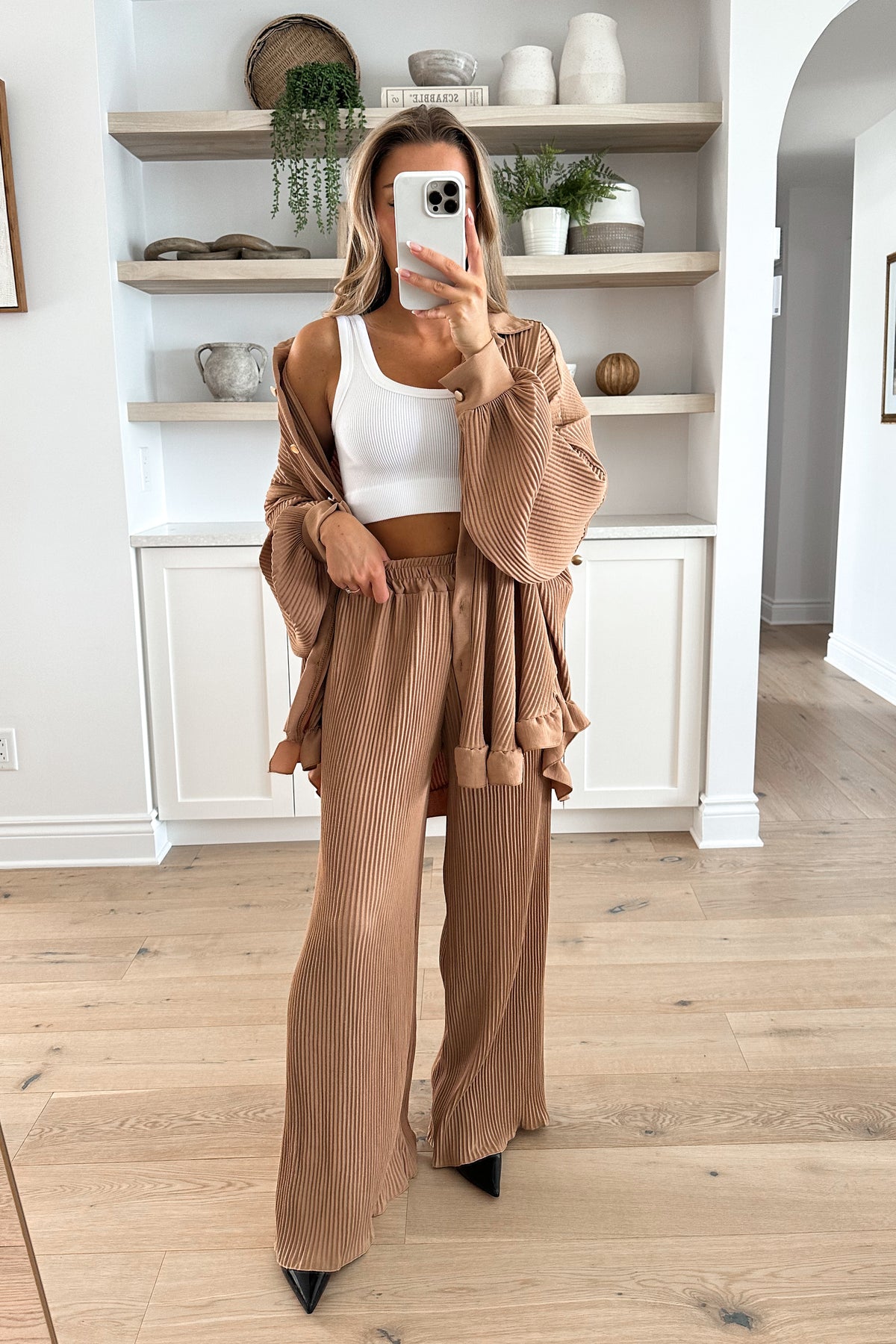 BINETTE - Camel Two-Piece Set