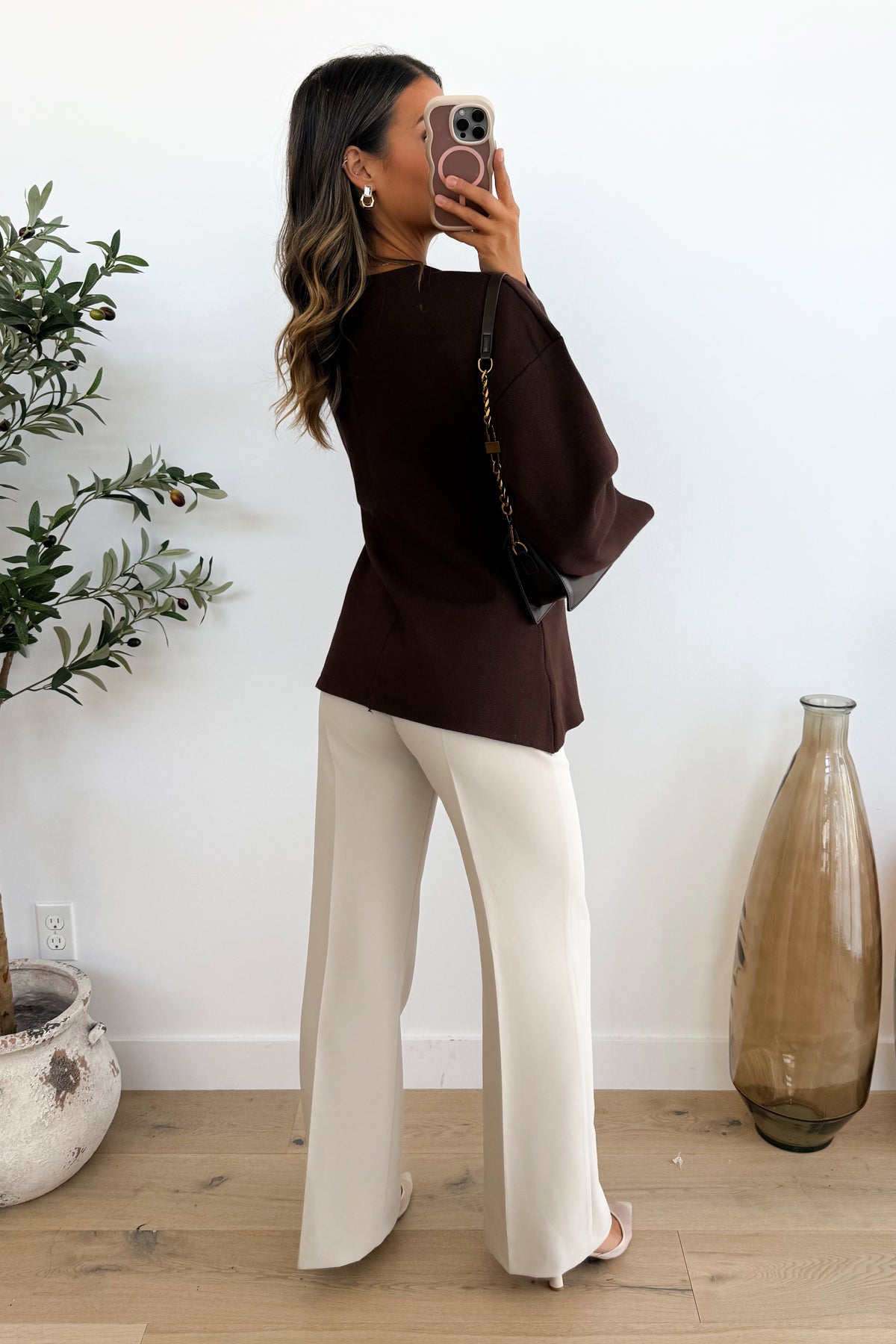 MELINDA - Brown Top