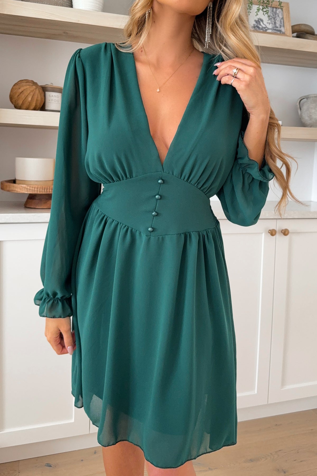 JOLLY - Green Dress