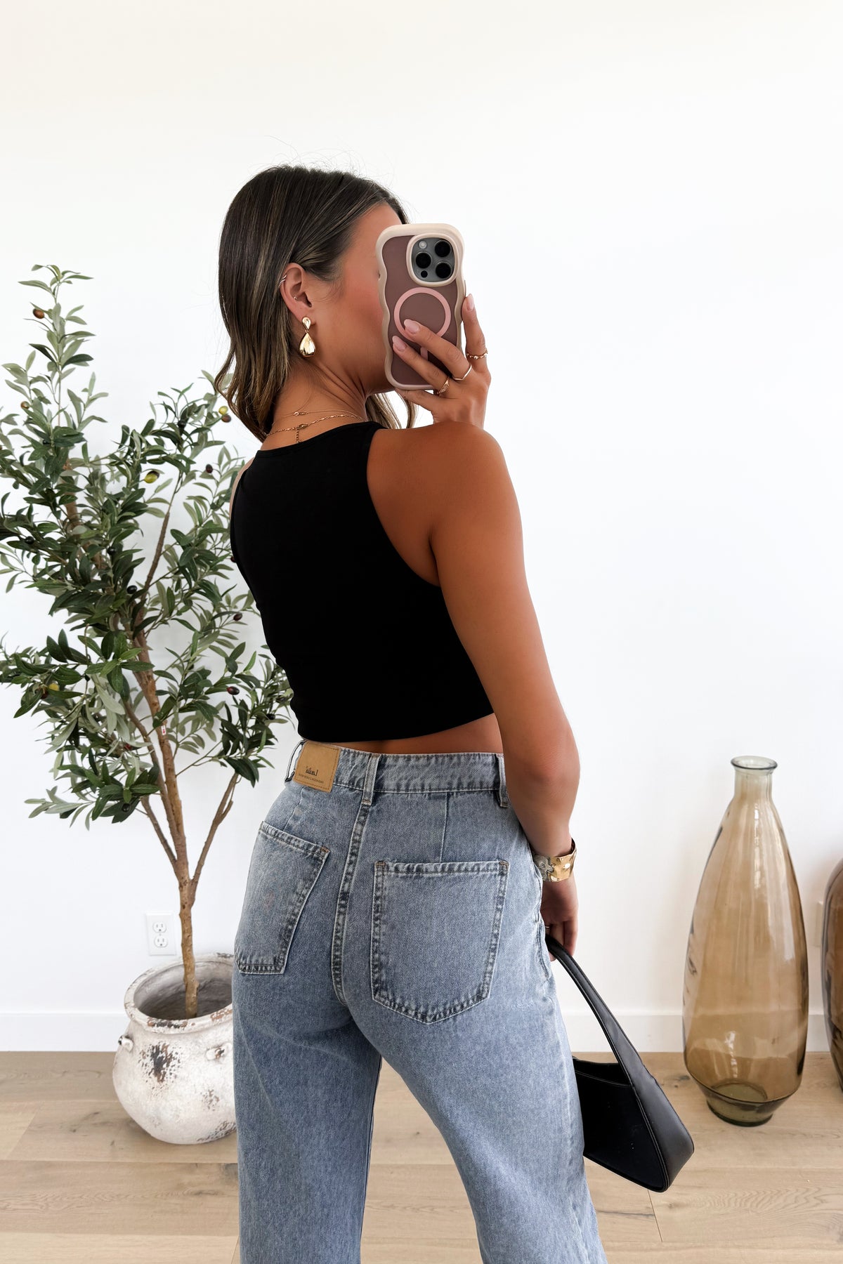 JAYDEN - Black Crop Top
