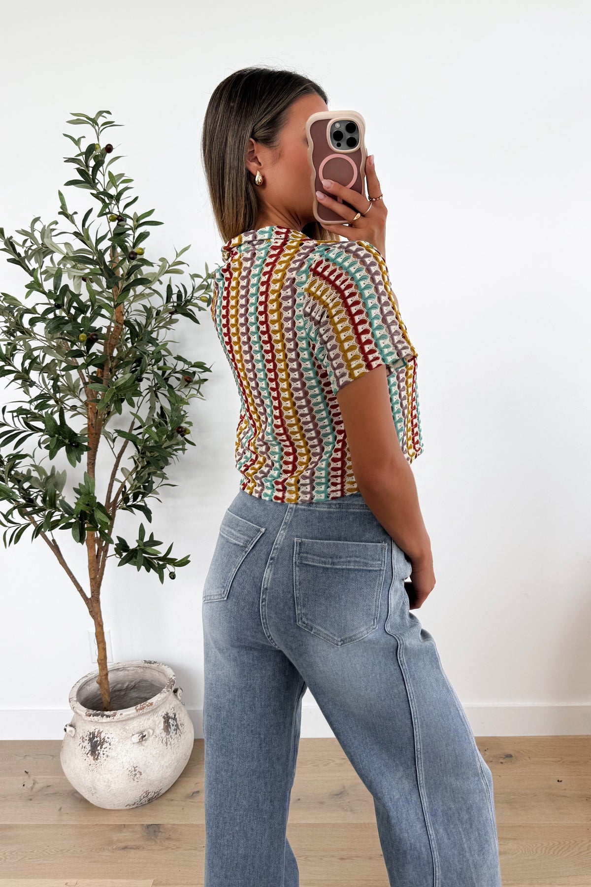 YSÉE - Burgundy Top