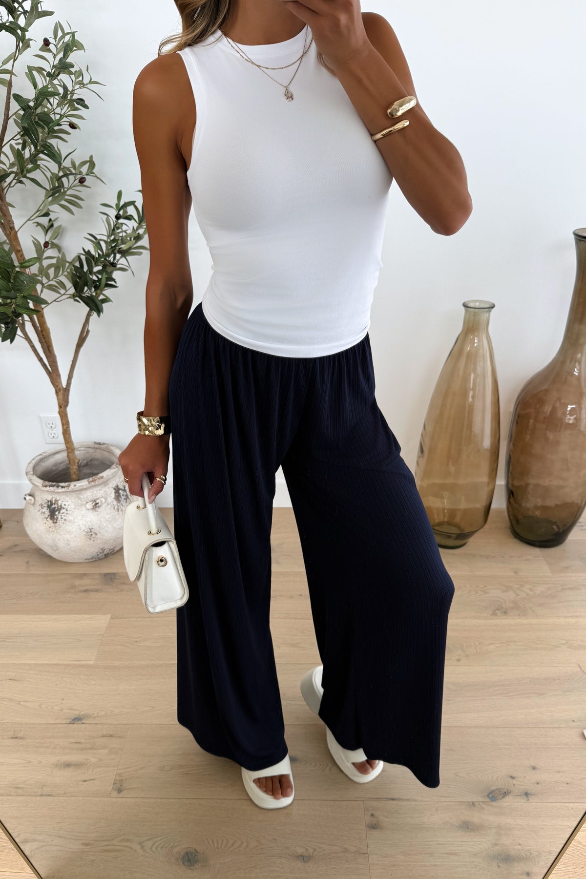 QUINCY - Pantalon / Bleu Marin