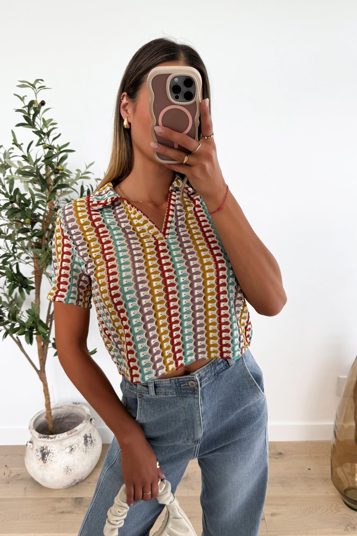 YSÉE - Burgundy Top