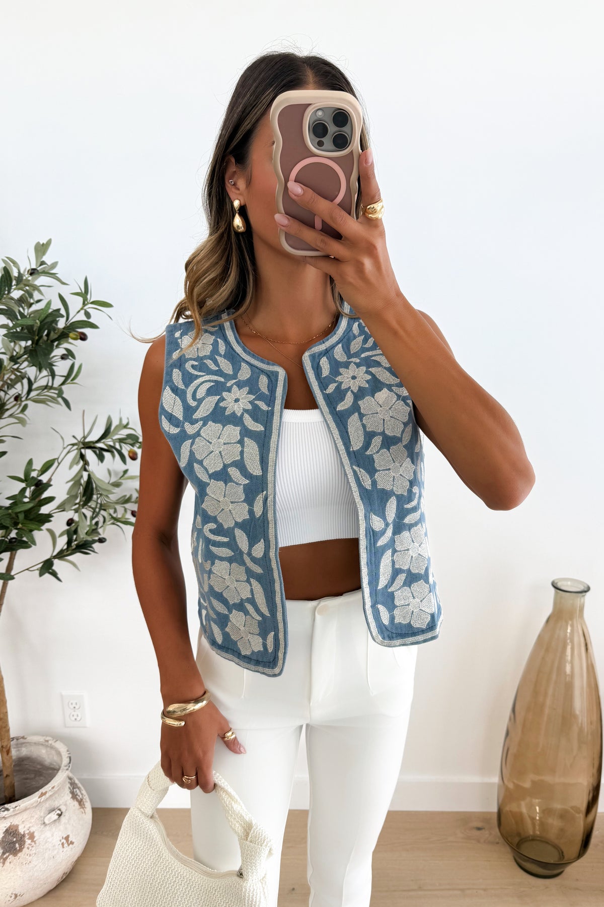 VESTA - Blue Gilet