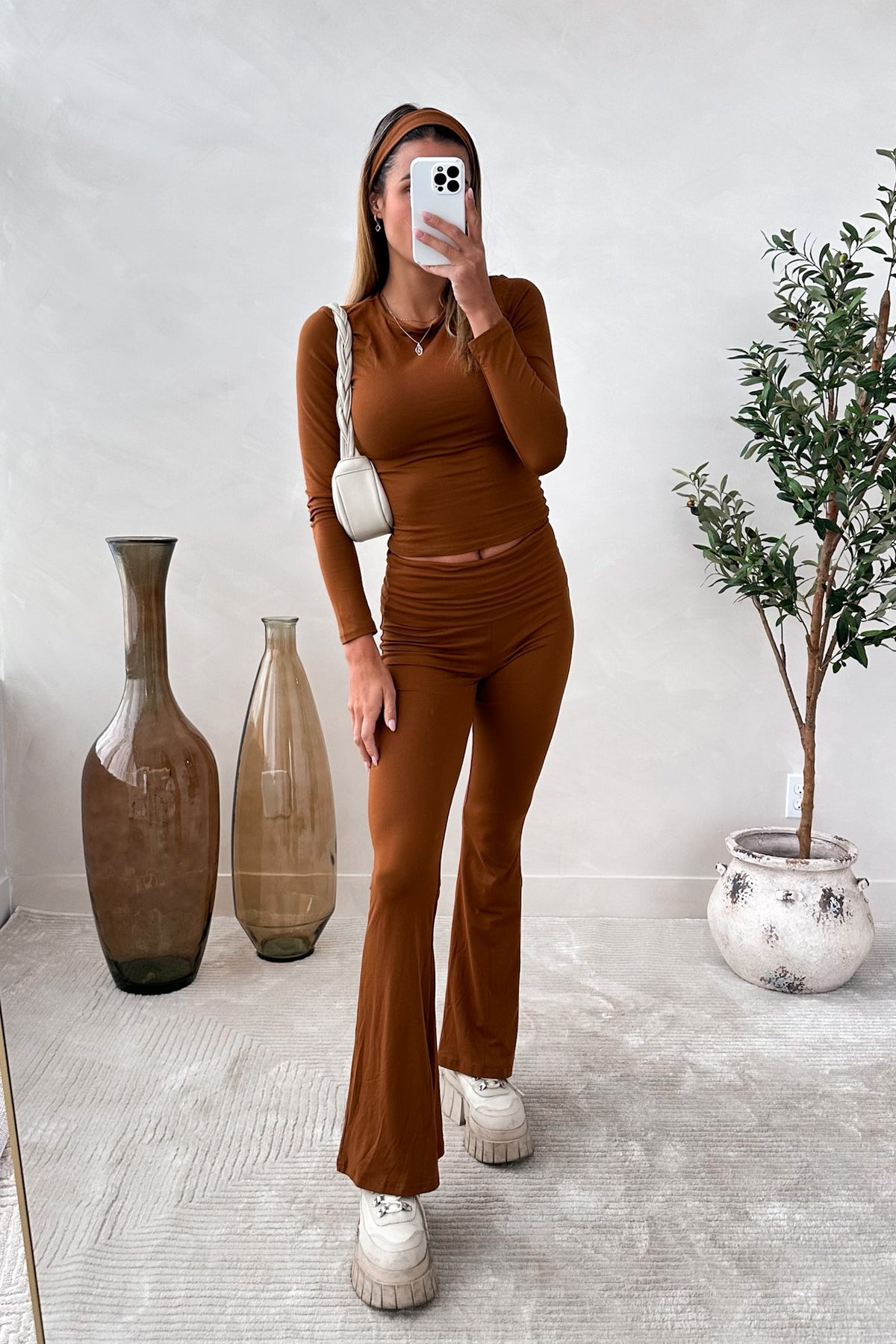 MELBIE - Brown Three-Piece Set