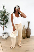 OLTEN - Pantalon / Beige