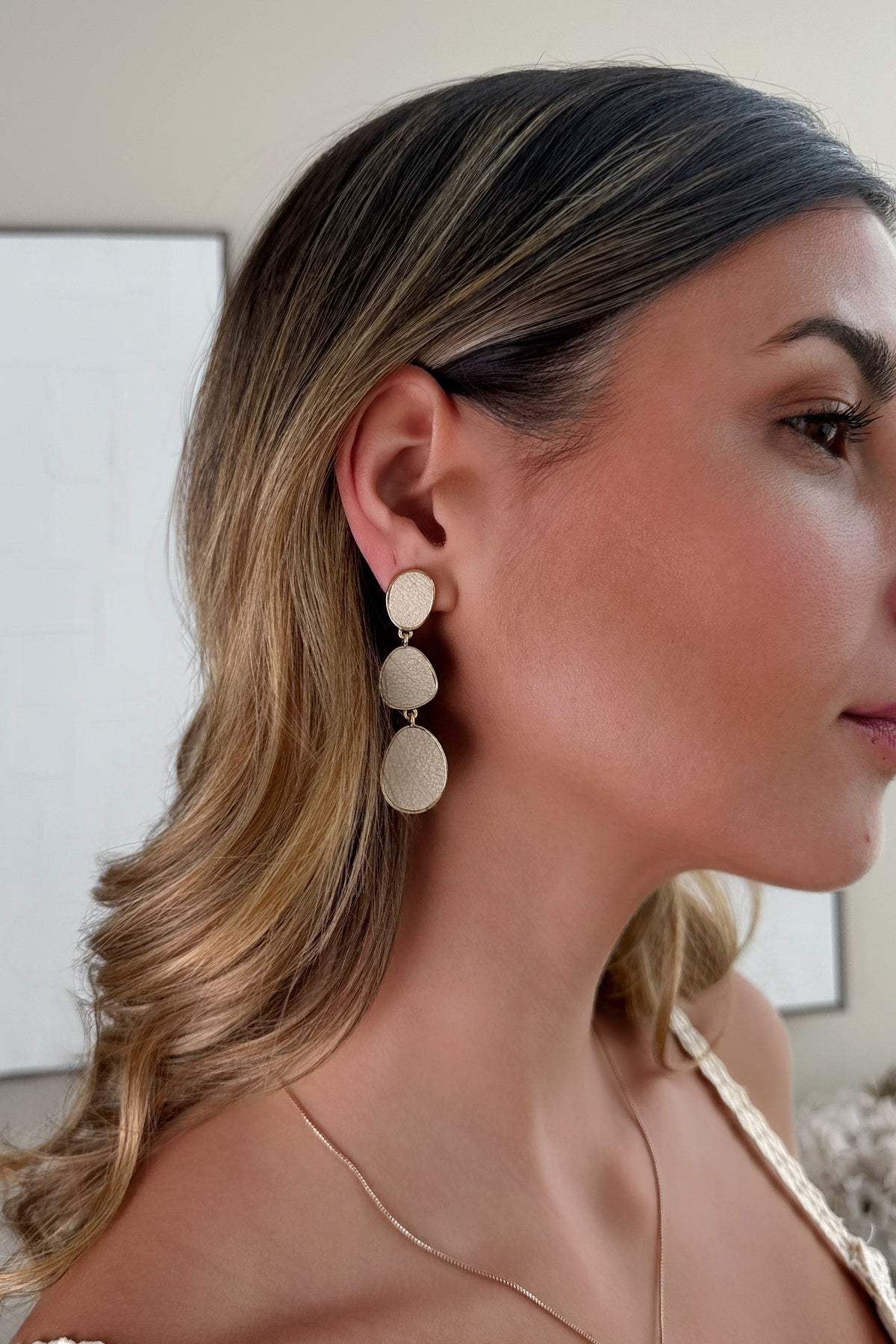 GAÏA - Boucles d'Oreilles / Doré